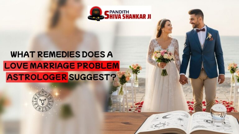 What Remedies Does a Love Marriage Problem Astrologer Suggest?